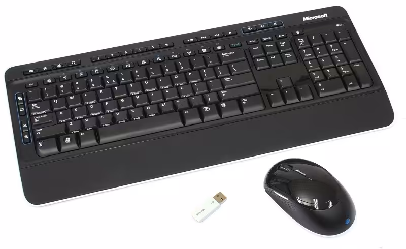 کیبورد و ماوس بی سیم مایکروسافت 3000