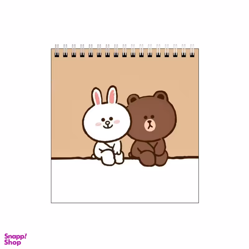 دفتر طراحی طرح خرس و خرگوش کد 8419037