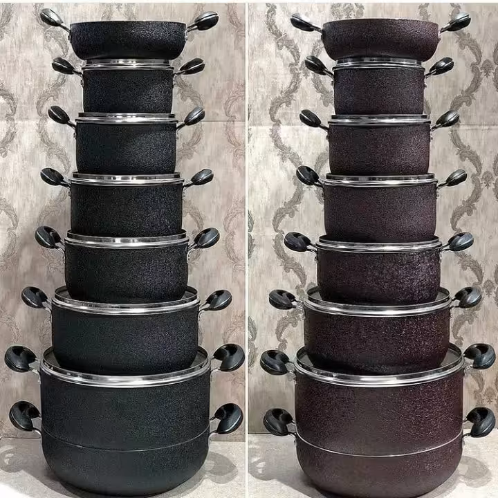 سرویس قابلمه 14 پارچه گرانیتی