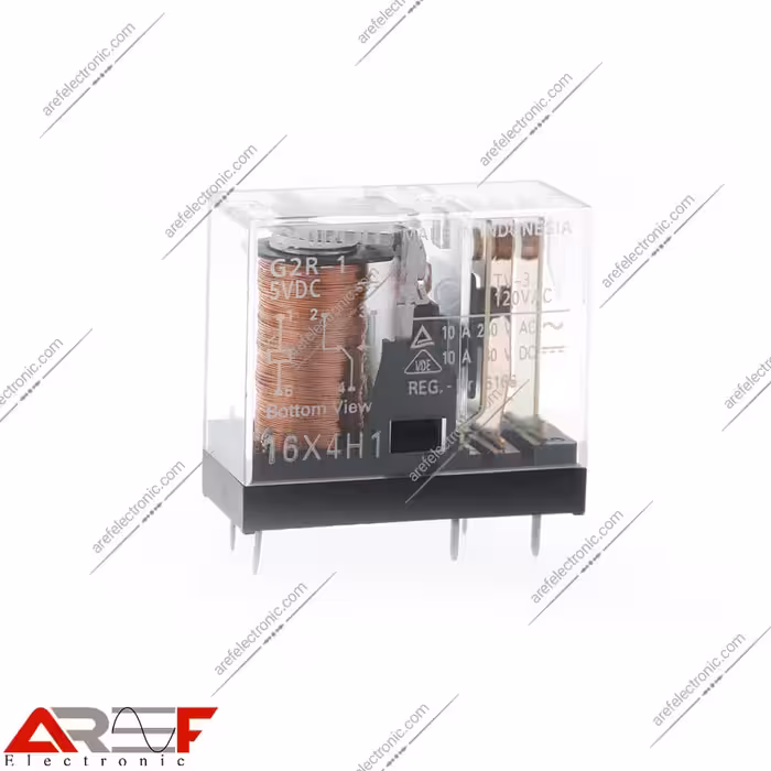 رله امرن G2R-1 دارای 5 ولت 5 پین 10 آمپر - فروشگاه عارف الکترونیک