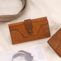 کیف پول چرم لیان دکمه ایی چرم اصل