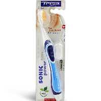 مسواک باتری دار سری Sonic Power برس متوسط تریزا Trisa مدل Complete Protection دارای درپوش