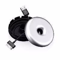 کابل جاست موبایل دانت Donut   USB to 30pin Cable Silver AC-858 - Hiapple.ir