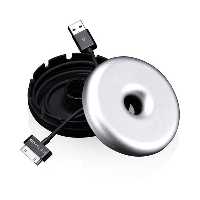 کابل جاست موبایل دانت Donut   USB to 30pin Cable Silver AC-858 - Hiapple.ir