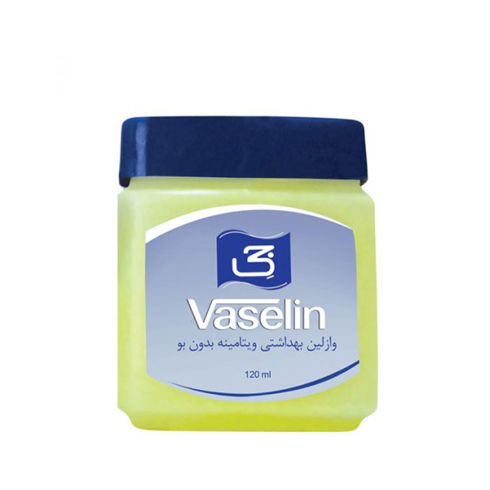 وازلین بهداشتی ویتامینه بدون بو جی حجم 120 میلی لیتر