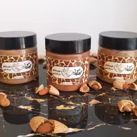 کره بادام درختی ساده ایرانی مهیاس 250 گرمی  بدون مواد نگهدارنده
