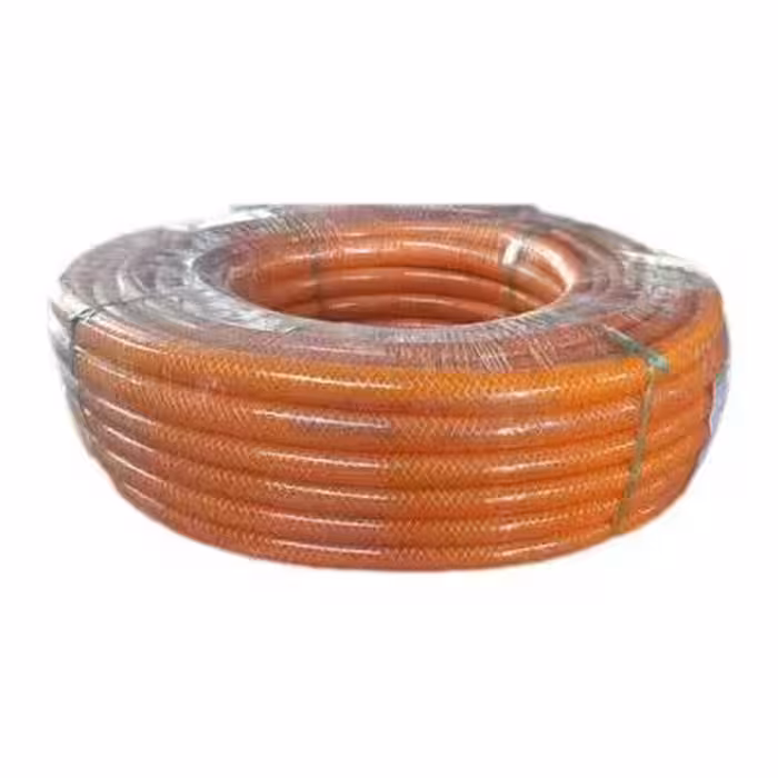 شیلنگ آب شفاف دولایه نخ‌دار سایز 1 اینچ