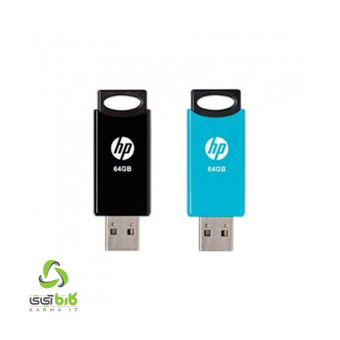 فلش مموری اچ پی hpV212LB TWI IN USB2.0 64GB