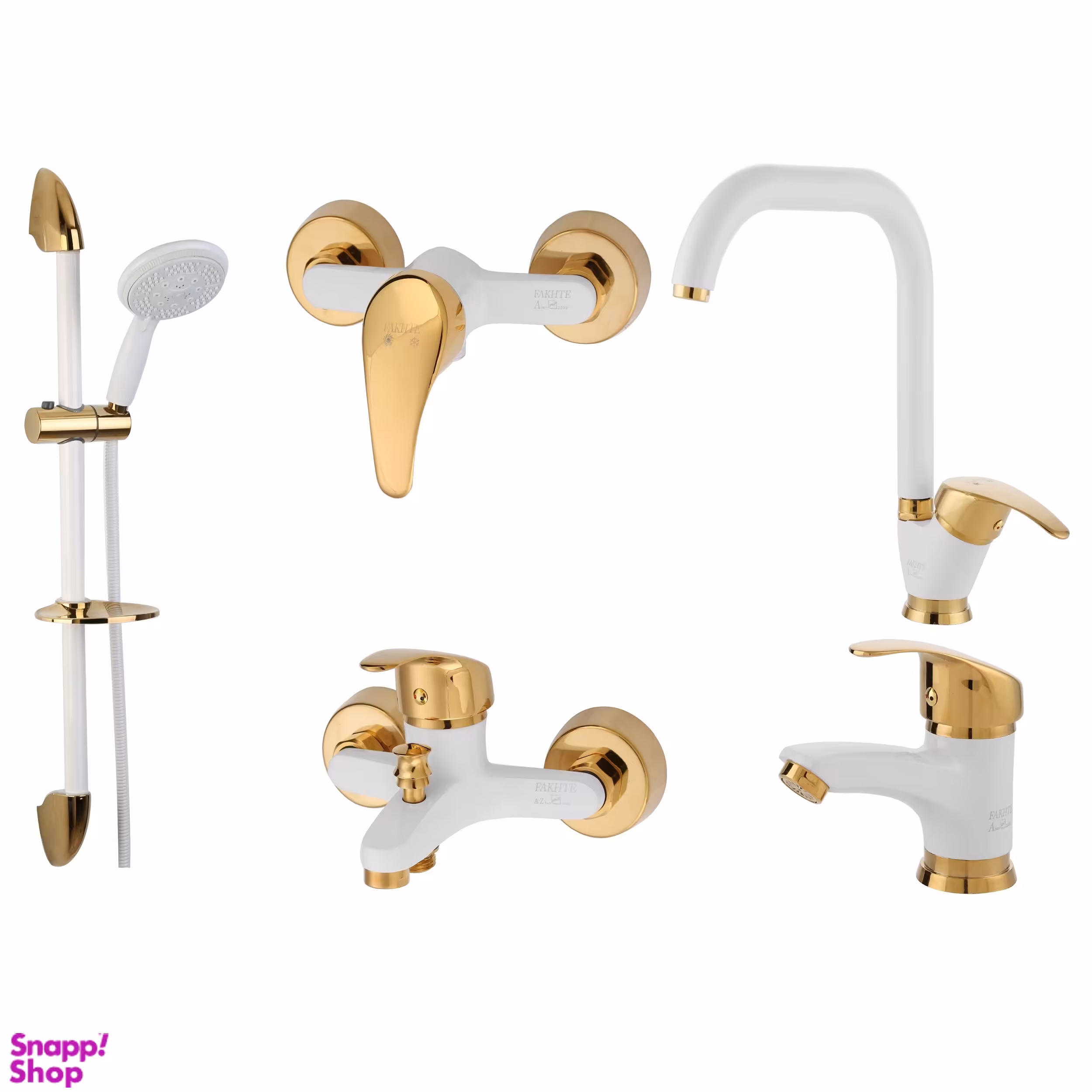 ست شیرآلات فاخته مدل ماهان کد ST مجموعه 5 عددی