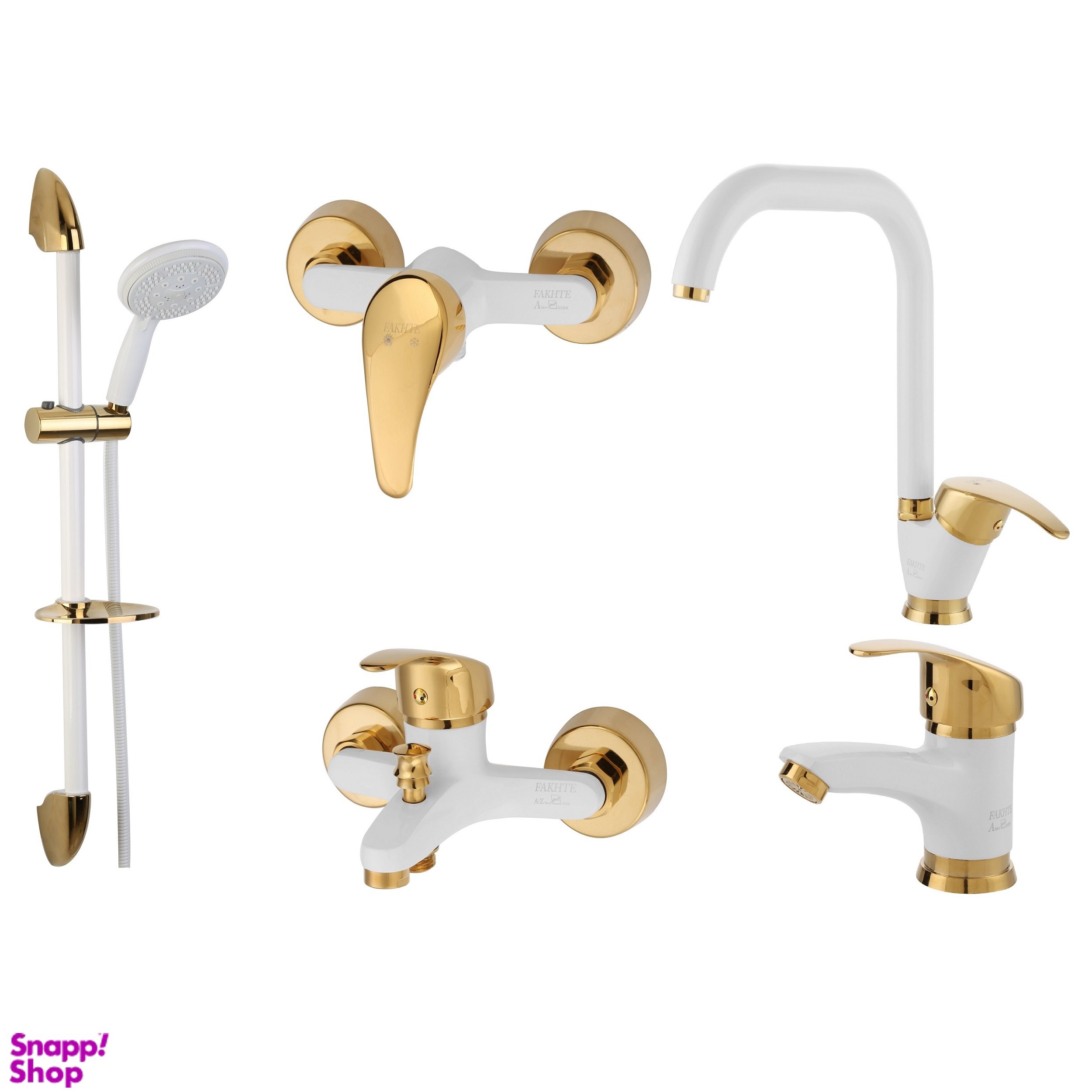 ست شیرآلات فاخته مدل ماهان کد ST مجموعه 5 عددی