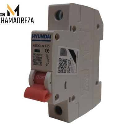 فیوز تک فاز 25 آمپر هیوندای