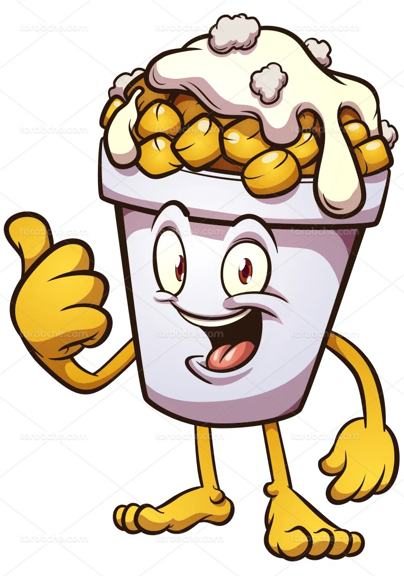 وکتور کاراکتر ذرت مکزیکی | گرافیک با طعم تربچه