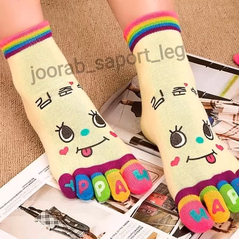 جوراب انگشتی  مچی طرح رخ