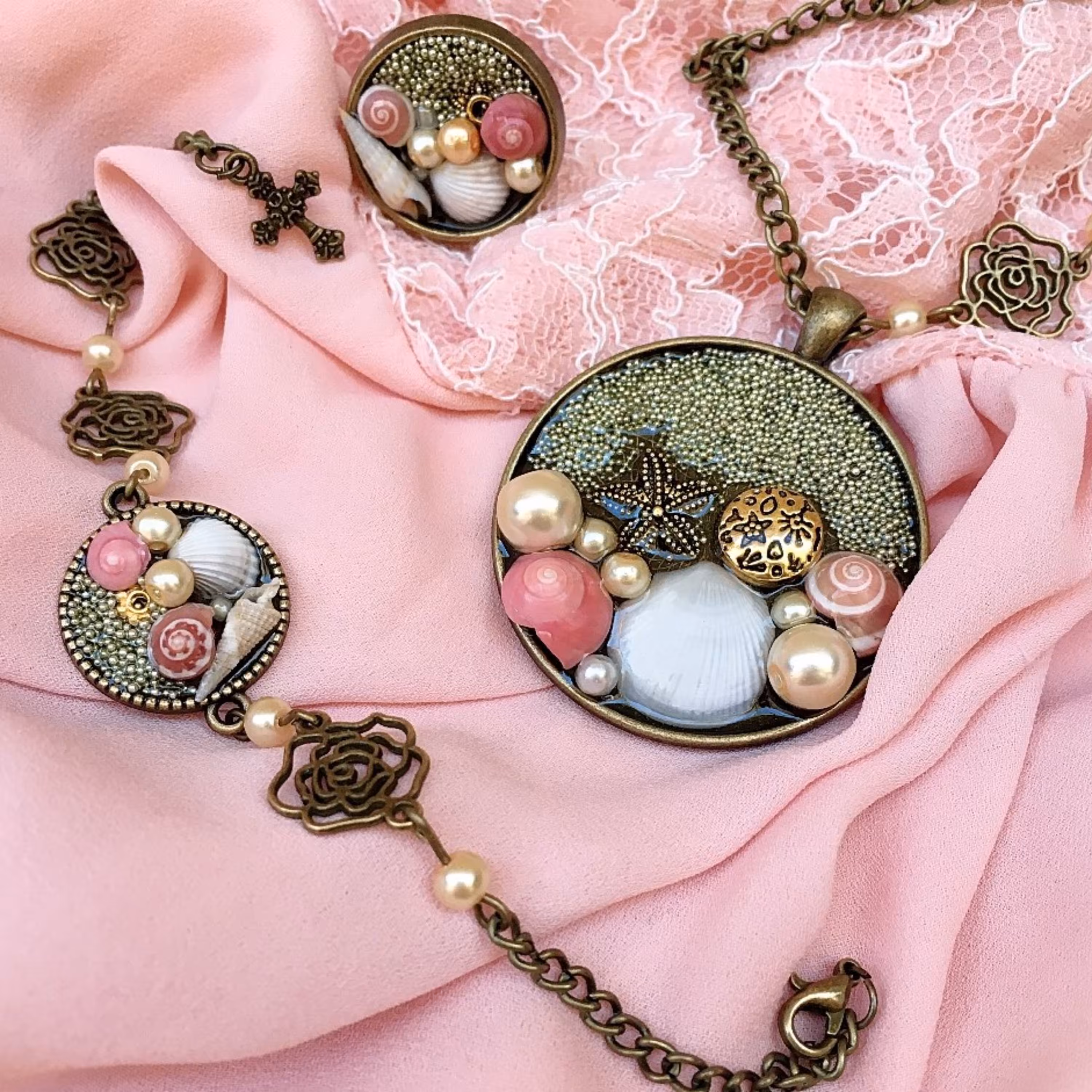 ست دریایی صدف و مروارید