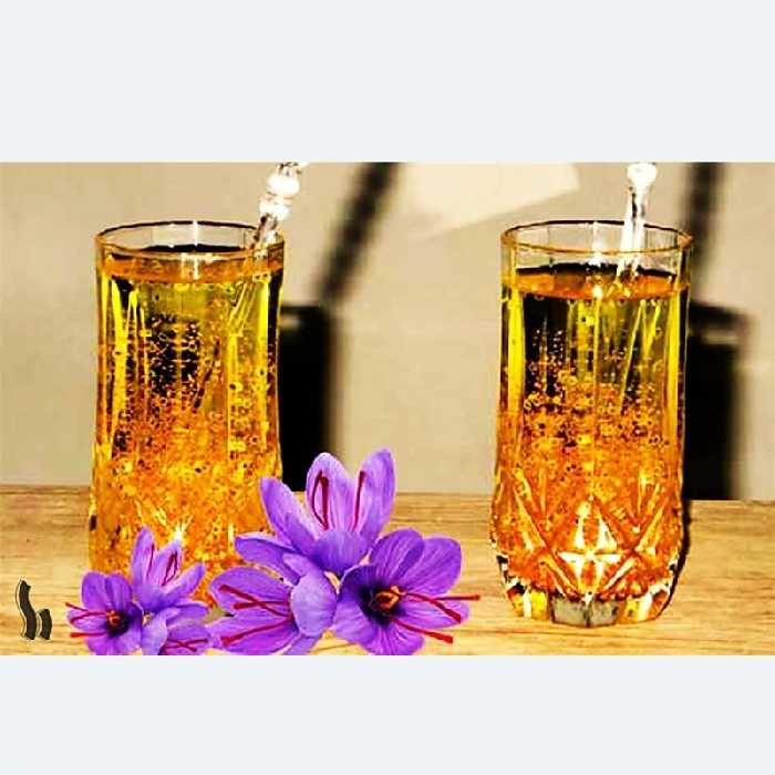 شربت زعفران سنتی و 100 درصد طبیعی بدون رنگ و اسانس ضمانتی | amazonchi