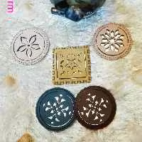 آینه چرم طبیعی دست دوز تیاراچرم مشهد