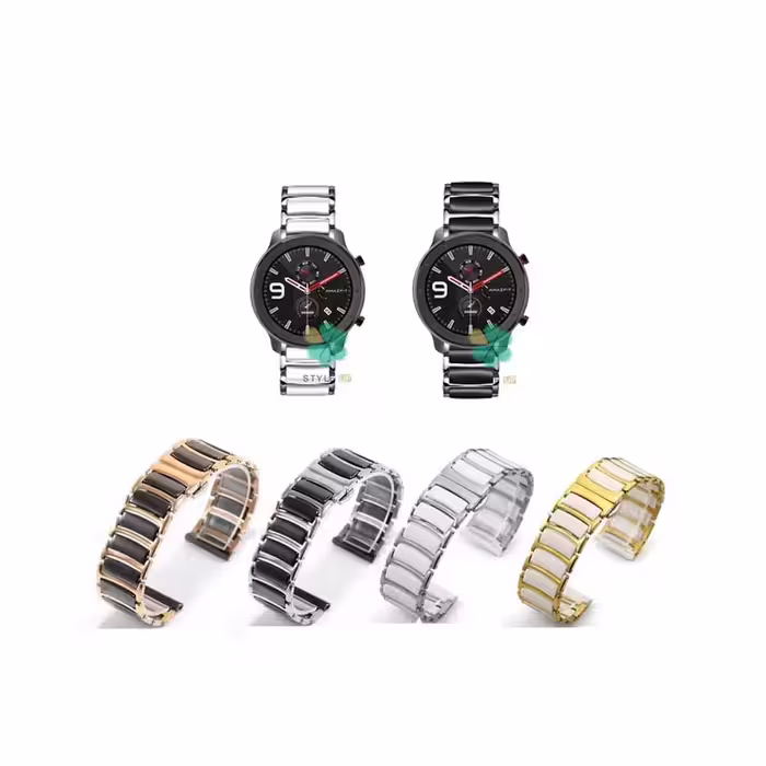 بند ساعت شیائومی Xiaomi Amazfit GTR Lite مدل سرامیکی Monowear
