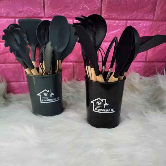 ست کفگیر سیلیکونی