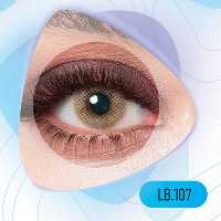 لنز رنگی کلیر ویژن lb107(قهوه   ای)