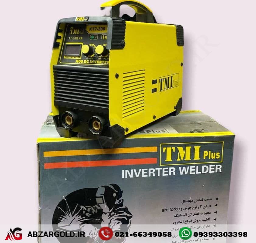 دستگاه جوش اینورتر 300 آمپر الکترود 4 دائم TMI300 مدل KT7-30