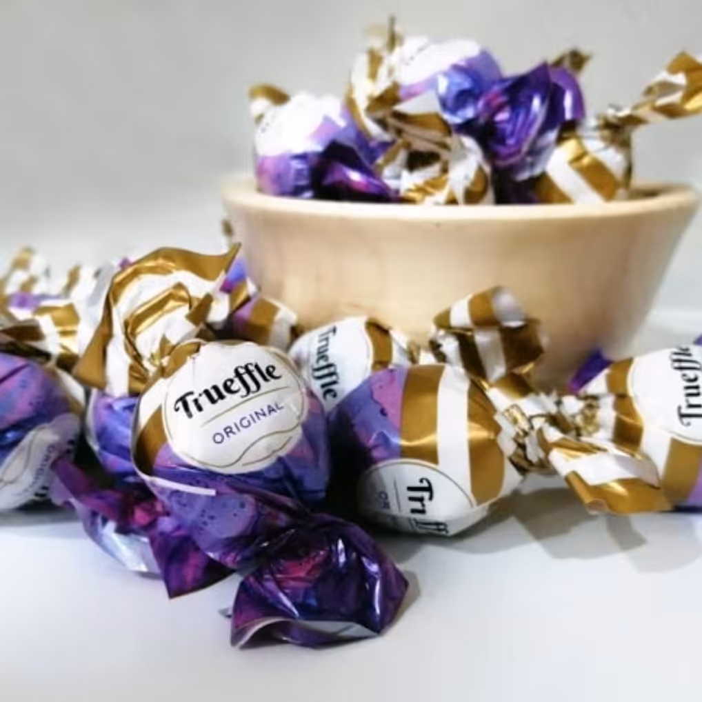 شکلات ترافل اوکراینی نیم کیلویی مخلوط چند رنگ