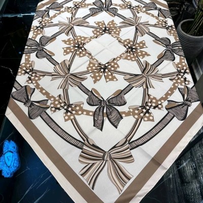 روسری ابریشم توییل، قواره 130، 9 رنگ بینظیر