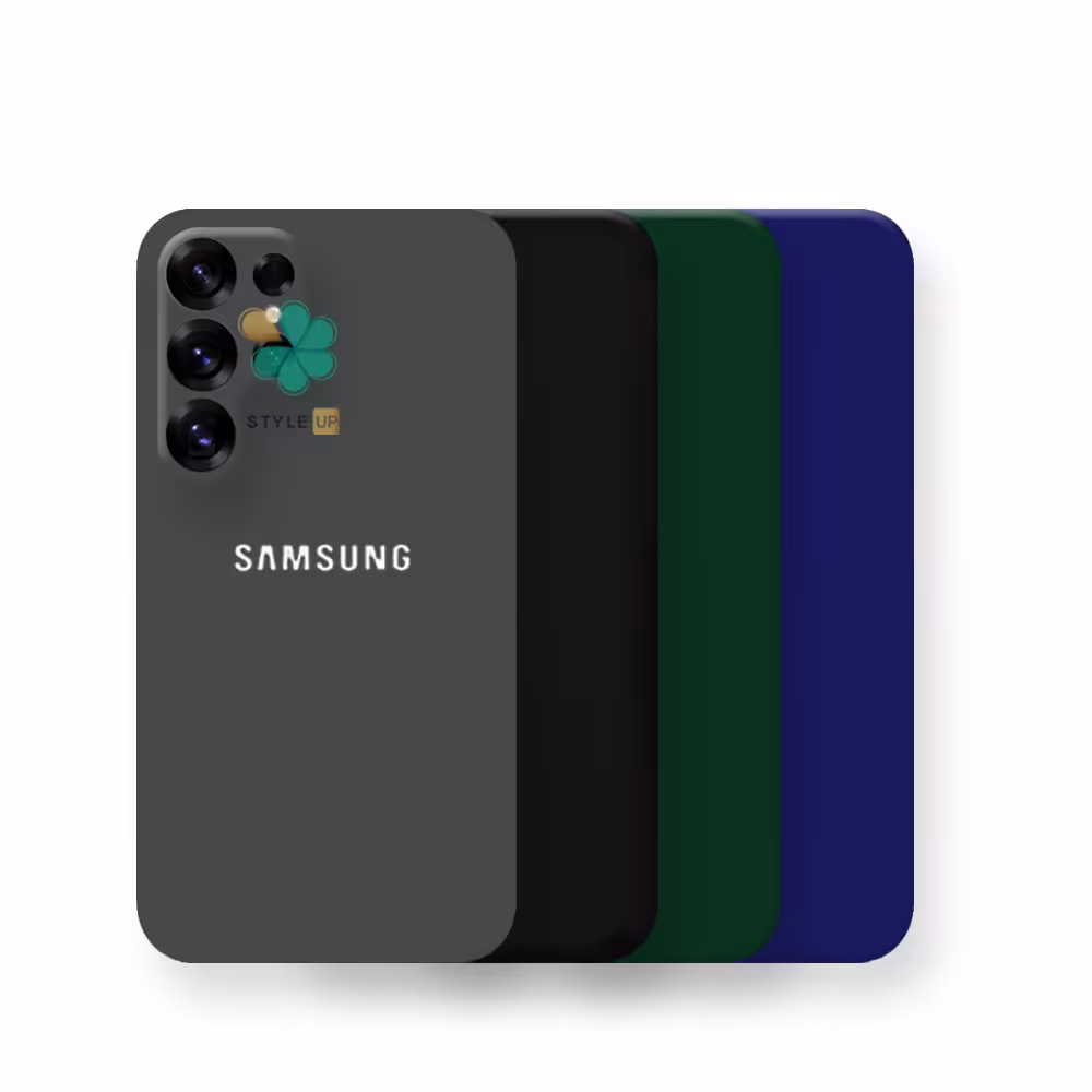 قاب گوشی سیلیکونی محافظ لنز دار مناسب سامسونگ Galaxy S25 Ultra