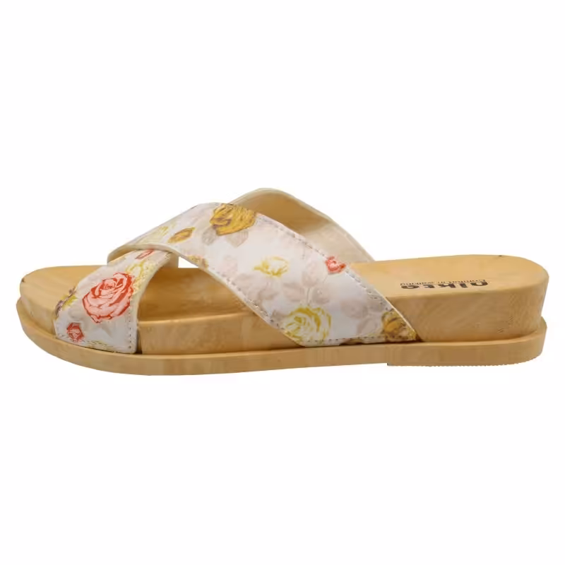 دمپایی نیکتا LPC-014 کد 2033 گل رز  کرم