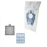 کیسه یکبارمصرف میکروفیلتری بعلاوه فیلتر جلو و عقب جاروبرقی اوژن