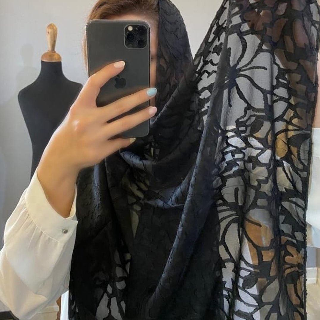 شال حریر یاخما