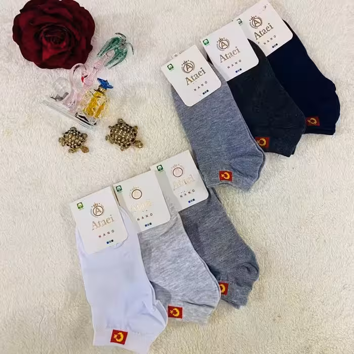 جوراب مچی اسپرت اعلاء  رنگبندی 6 رنگ   کیفیت عالی    طرح ساده    فری سایز