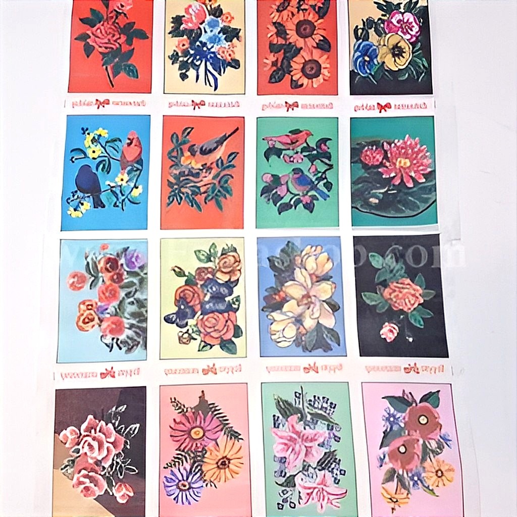 کوبلن طرح گل ها