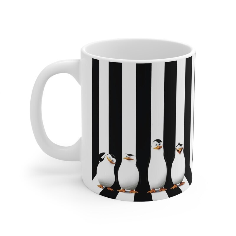 ماگ طرح انیمیشن پیگوئن های ماداگاسکار Penguins of Madagascar مدلNM1238