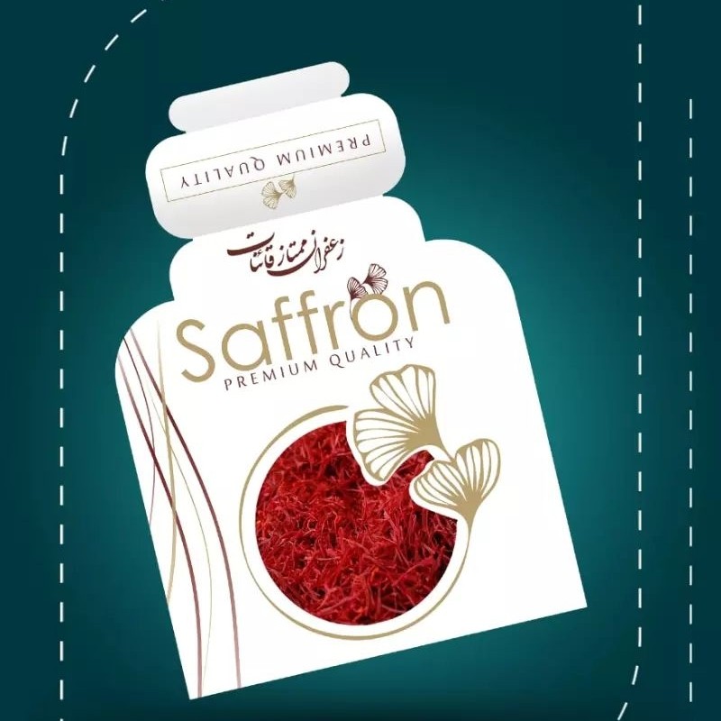 زعفران سرگل درجه یک. مدل پاکتی. وزن 1گرم