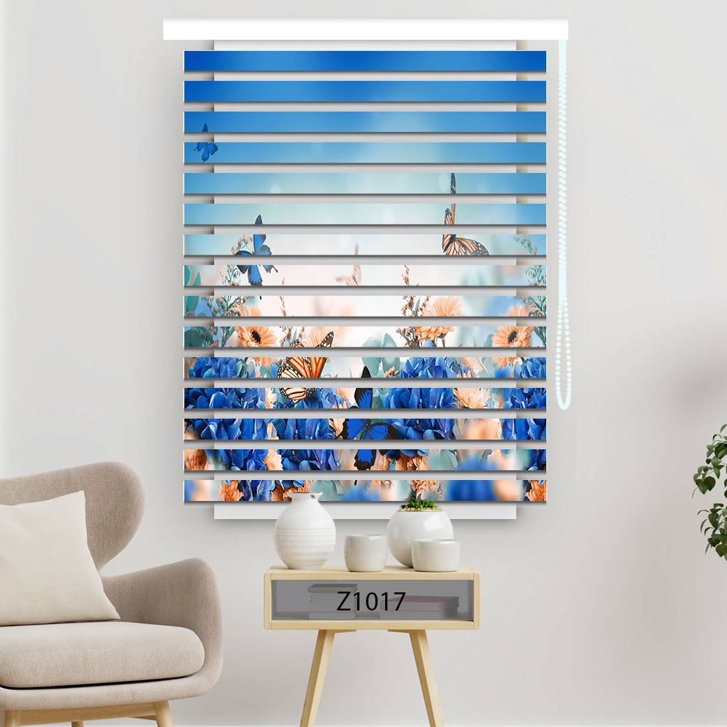 پرده زبرا چاپی عرض 150 ارتفاع 150 کد 1017
