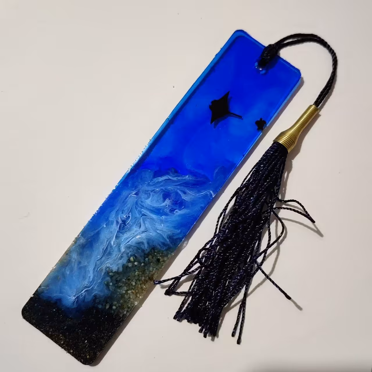 بوک مارک رزینی طرح دریا کیفیت عالی کد 07