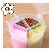 بانکه حبوبات و یا ادویه جات دارای درپوش