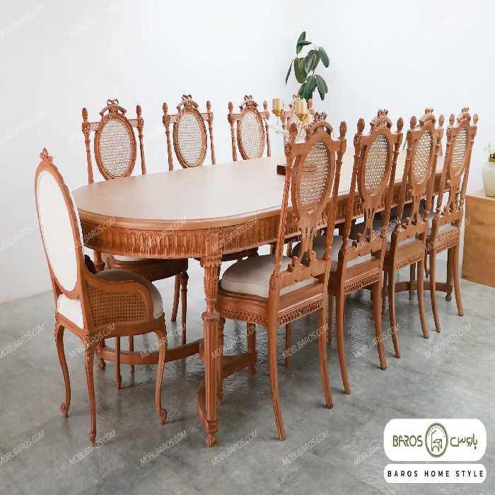 میز ناهار خوری لورنزو تایپ کد 2