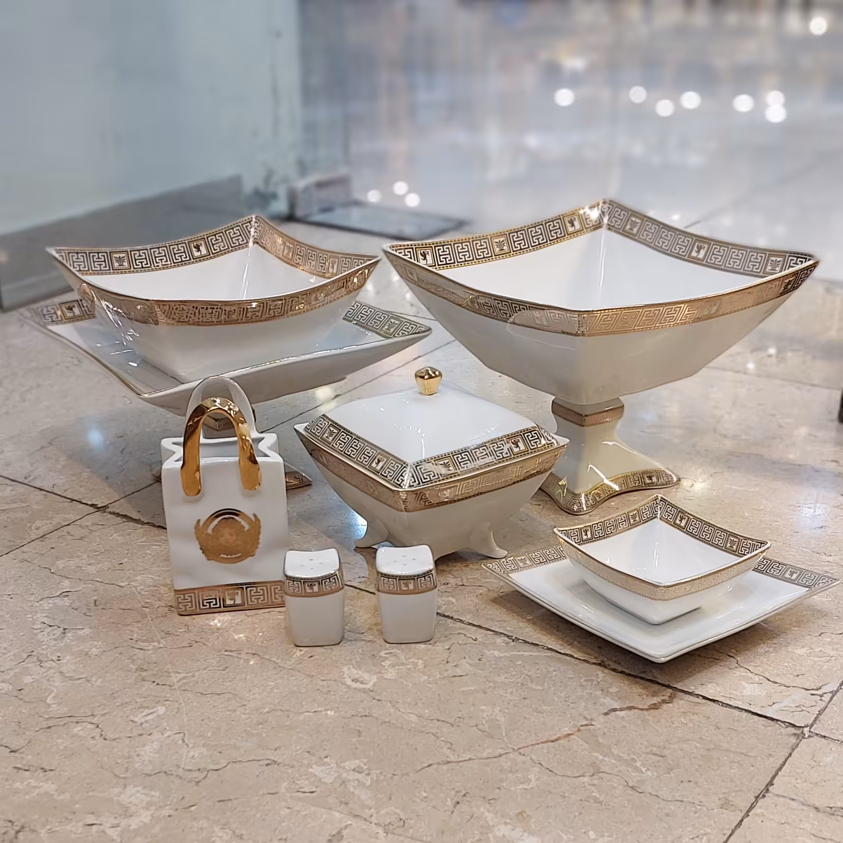 سرویس پذیرایی 6 نفره چینی مدل جینوس