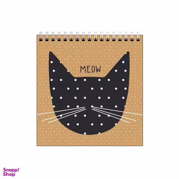 دفتر طراحی بامبیلیپ طرح گربه خال خالی کد 8520661