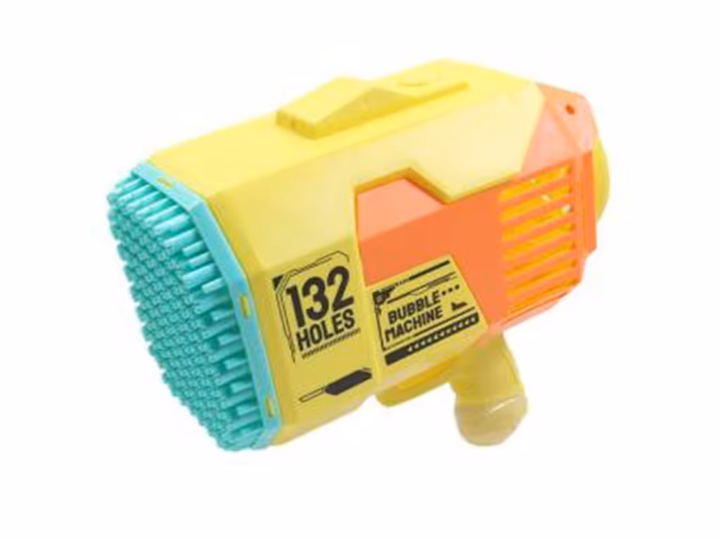 تفنگ حباب ساز شارژی اسباب بازی (132 سوراخ/ سایز بزرگ)