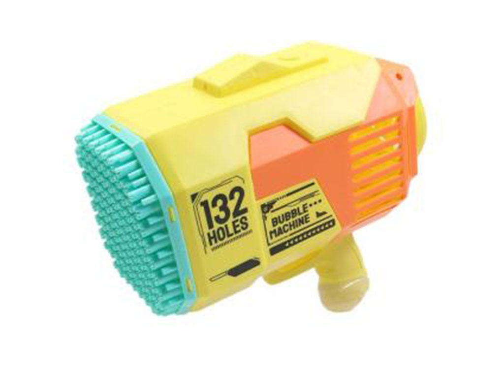 تفنگ حباب ساز شارژی اسباب بازی (132 سوراخ/ سایز بزرگ)