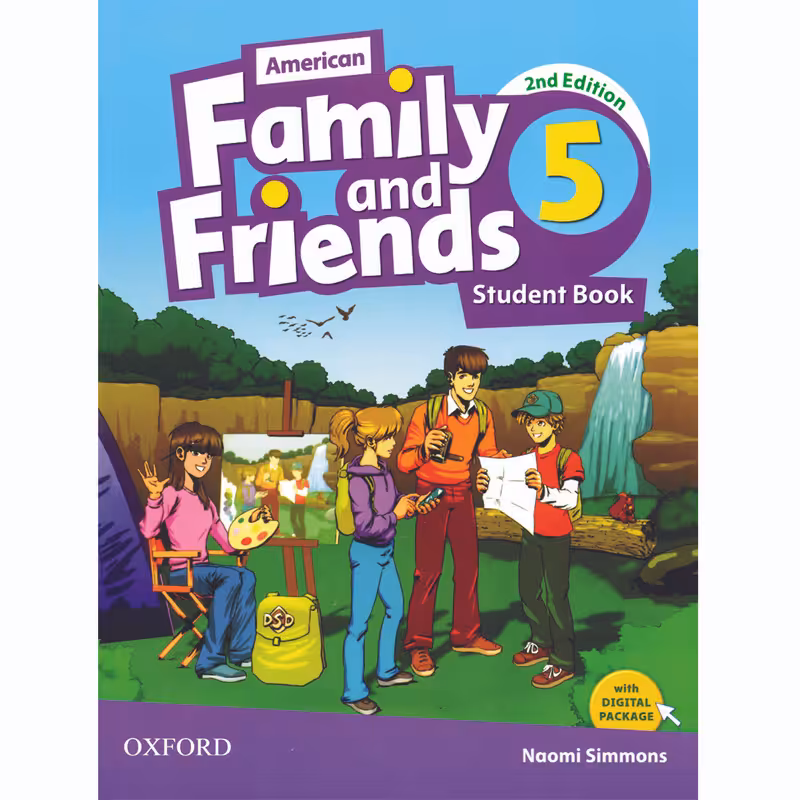 کتاب 5 American Family and Friends اثر Naomi Simmons انتشارات Oxford