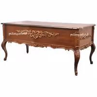 میز مدیریت کلاسیک چوبی کد 175 برند فضاسیستم