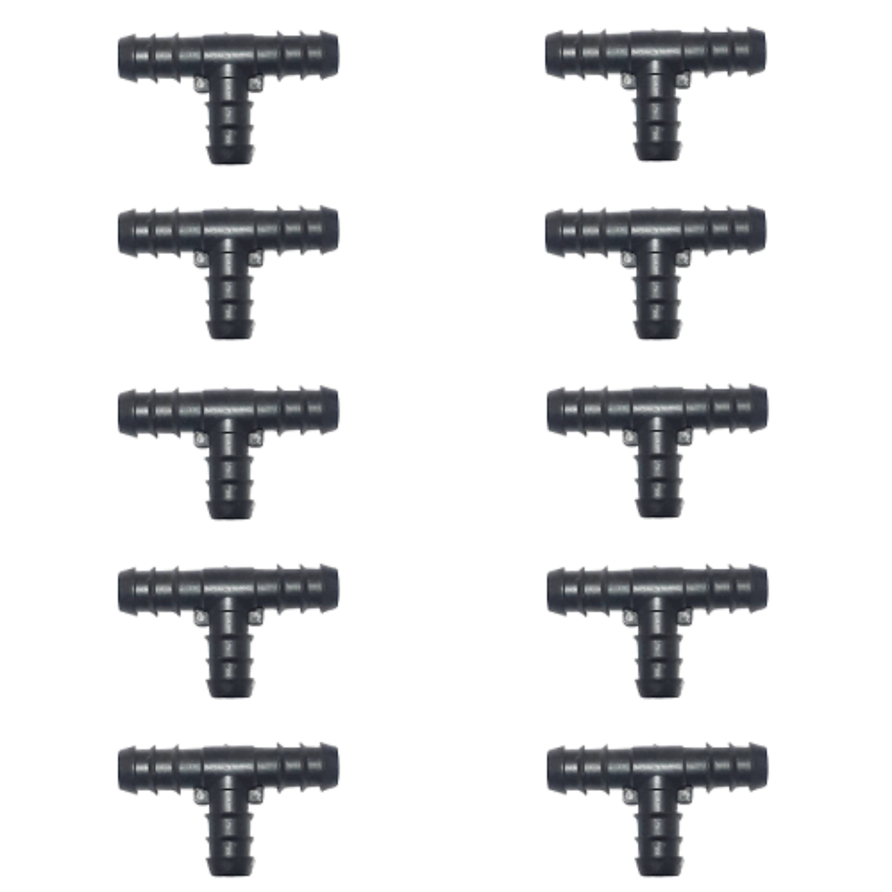 سه راهی پلی اتیلن سایز 16 میلیمتر بسته 10 عددی