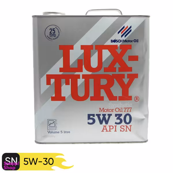 روغن موتور خودرو بوش مدل لاکچری حجم 5 لیتر