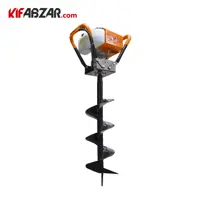 چاله کن ۶۳ سی سی گیربکسی تاپ گاردن به همراه ۳ عدد مته مدل EA-630