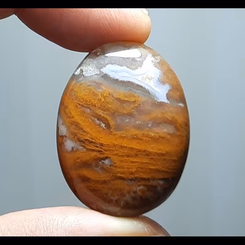 نگین جاسپر  غولپیکر طبیعی معدنی زیبا اصل خراسان 