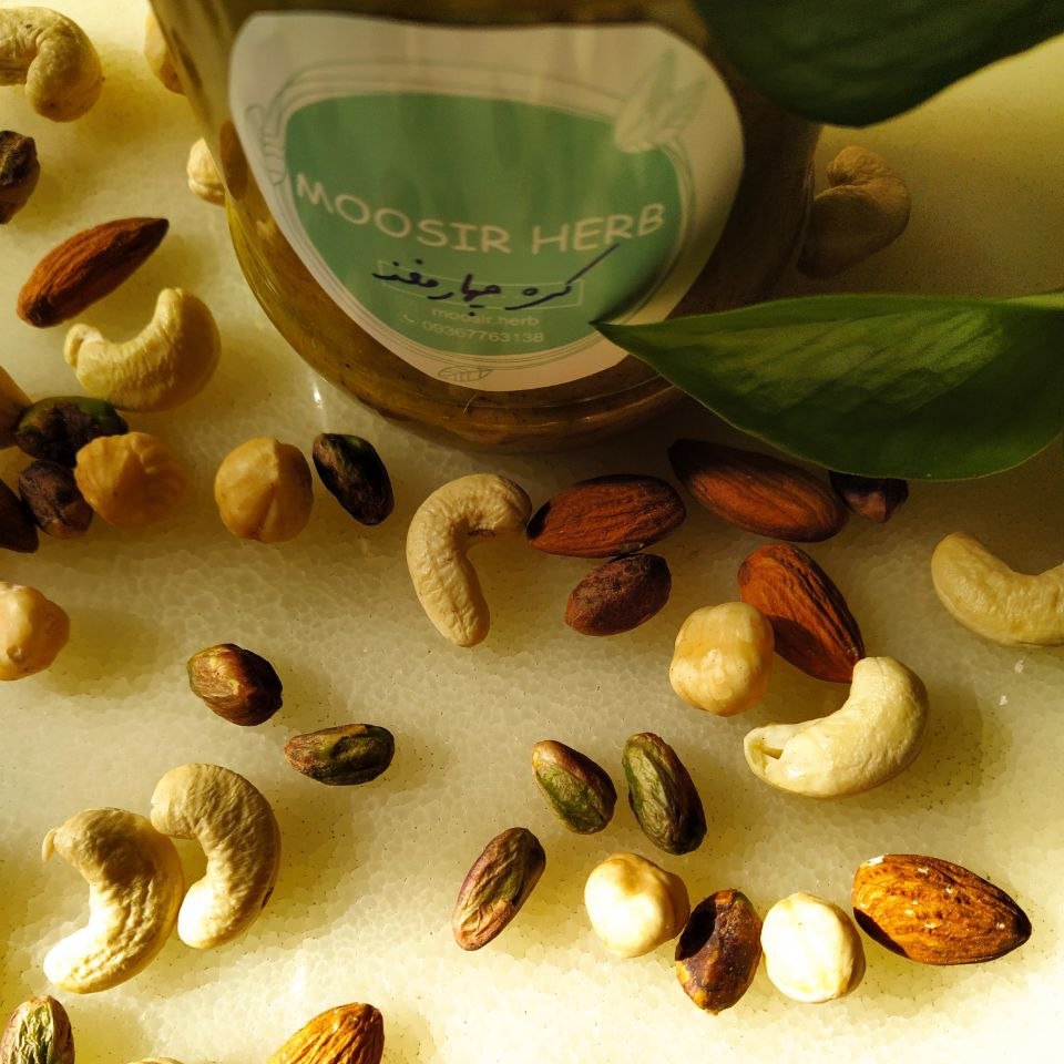 کره میکس چهارمغز لوکس صد درصد مغز و ارگانیک 400 گرمی