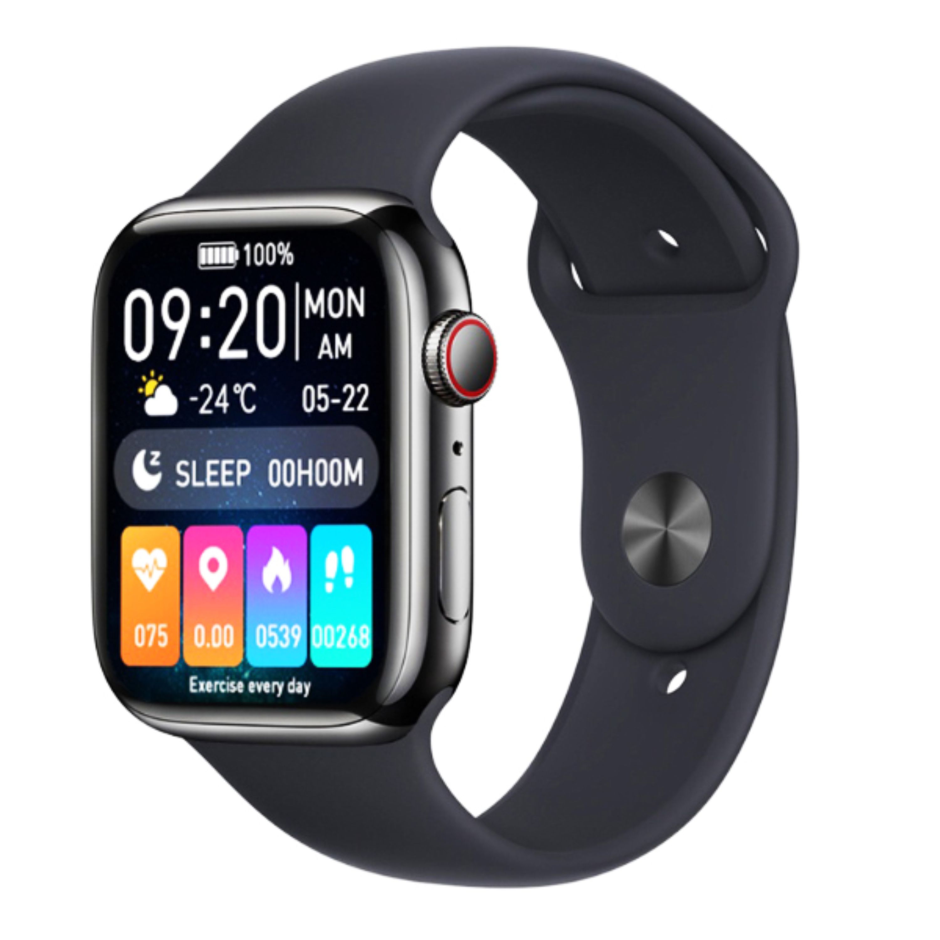 ساعت هوشمند مدل M7 MAX مشکی کاملا ضدآب (سیم کارت خورنیست)